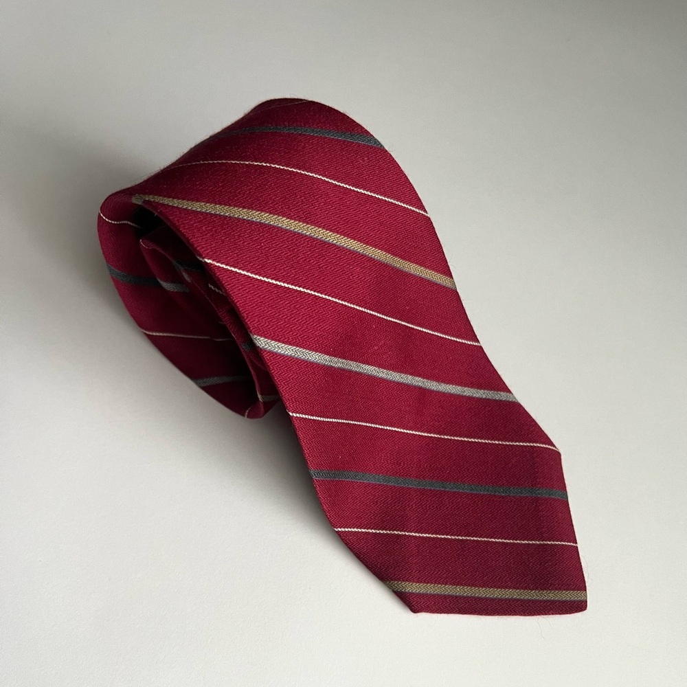 Equus Red Striped Tie